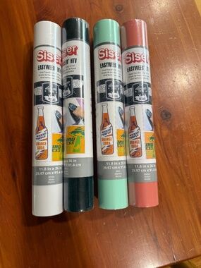 Siser cricket paper lot of 4 NWT